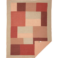 Rory Schoolhouse Red Twin Quilt 86Lx68W VHC Brands - The Fox Decor