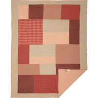 Thumbnail for Rory Schoolhouse Red Twin Quilt 86Lx68W VHC Brands online