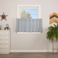 Thumbnail for Sawyer Mill Blue Plaid Tier Curtain Set VHC Brands - The Fox Decor
