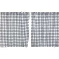 Thumbnail for Sawyer Mill Blue Plaid Tier Curtain Set VHC Brands - The Fox Decor