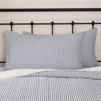 Thumbnail for Sawyer Mill Blue Ticking Stripe King Sham 21x37 VHC Brands - The Fox Decor