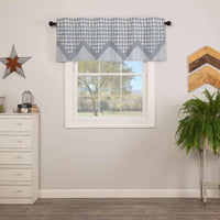 Thumbnail for Sawyer Mill Blue Valance Layered Curtain 20x60 VHC Brands - The Fox Decor