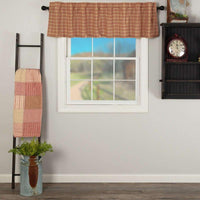 Thumbnail for Sawyer Mill Red Plaid Valance Curtain VHC Brands - The Fox Decor