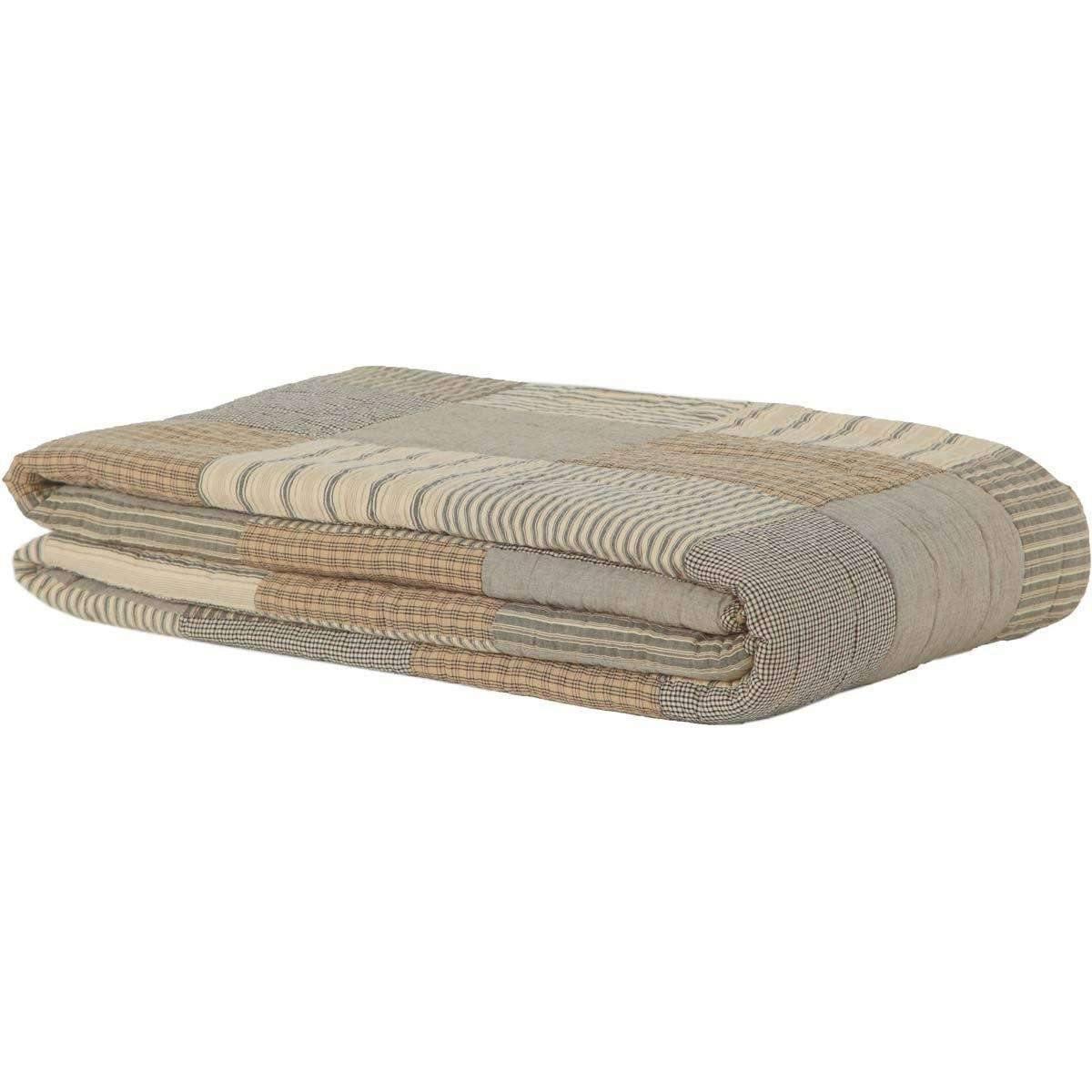 Sawyer Mill Red Twin Quilt 68Wx86L VHC Brands - The Fox Decor