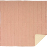 Thumbnail for Sawyer Mill Red Ticking Stripe Quilt Coverlet VHC Brands queen