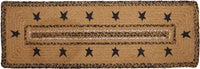 Thumbnail for Kettle Grove Jute Stair Tread Stencil Stars Border Rect Latex 8.5x27 VHC Brands - The Fox Decor