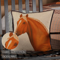 Thumbnail for Rory Horse Pillow 18x18 VHC Brands