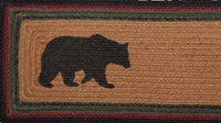 Thumbnail for Wyatt Stenciled Bear Jute Stair Tread Rect Latex 8.5x27 VHC Brands - The Fox Decor