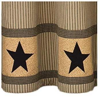Primitive Star Shower Curtain - 72