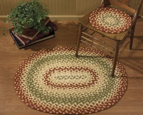 Mill Village Braided Chair pad Set of 4 - The Fox Decor