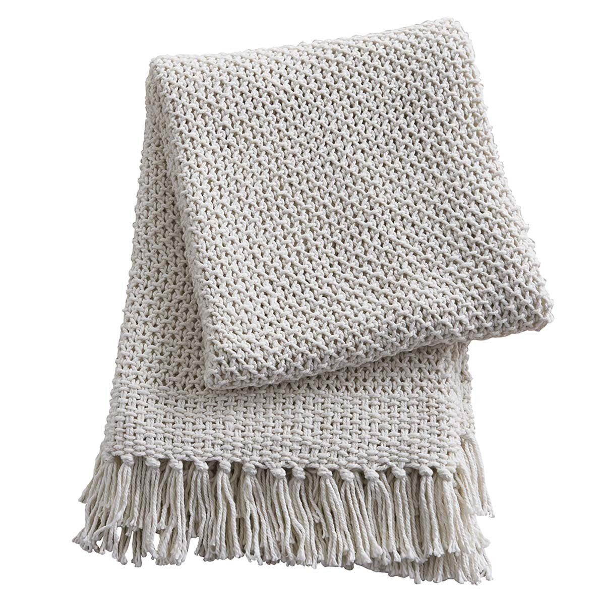 Open Knit Throw - Natural Park Designs