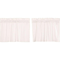 Thumbnail for Simple Life Flax Antique White Tier Curtain Set of 2 L24xW36 VHC Brands - The Fox Decor