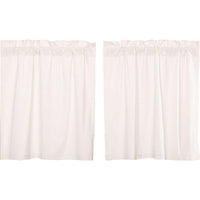 Thumbnail for Simple Life Flax Antique White Tier Curtain Set of 2 L36xW36 VHC Brands - The Fox Decor