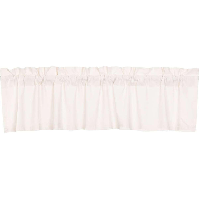Simple Life Flax Antique White Valance Curtain 16x72 VHC Brands - The Fox Decor
