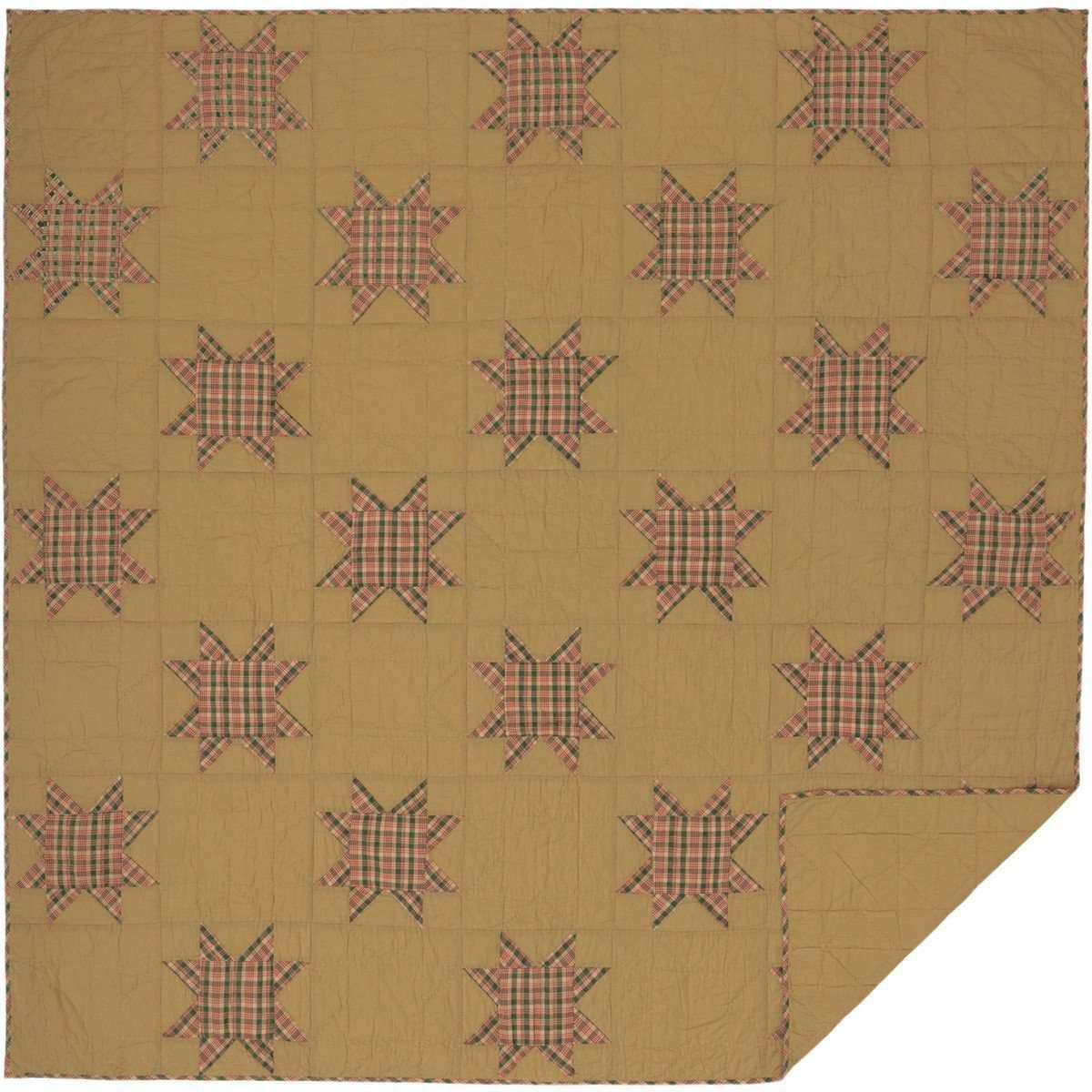 Rustic Star Queen Quilt full VHC Brands