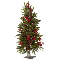 Thumbnail for 36” Pine & Berry Christmas Tree