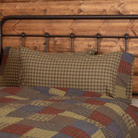 Thumbnail for Cedar Ridge King Pillow Case with Block Border Set of 2 21x40 VHC Brands - The Fox Decor