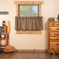 Thumbnail for Cedar Ridge Tier Scalloped Curtain Set of 2 24x36 VHC Brands - The Fox Decor