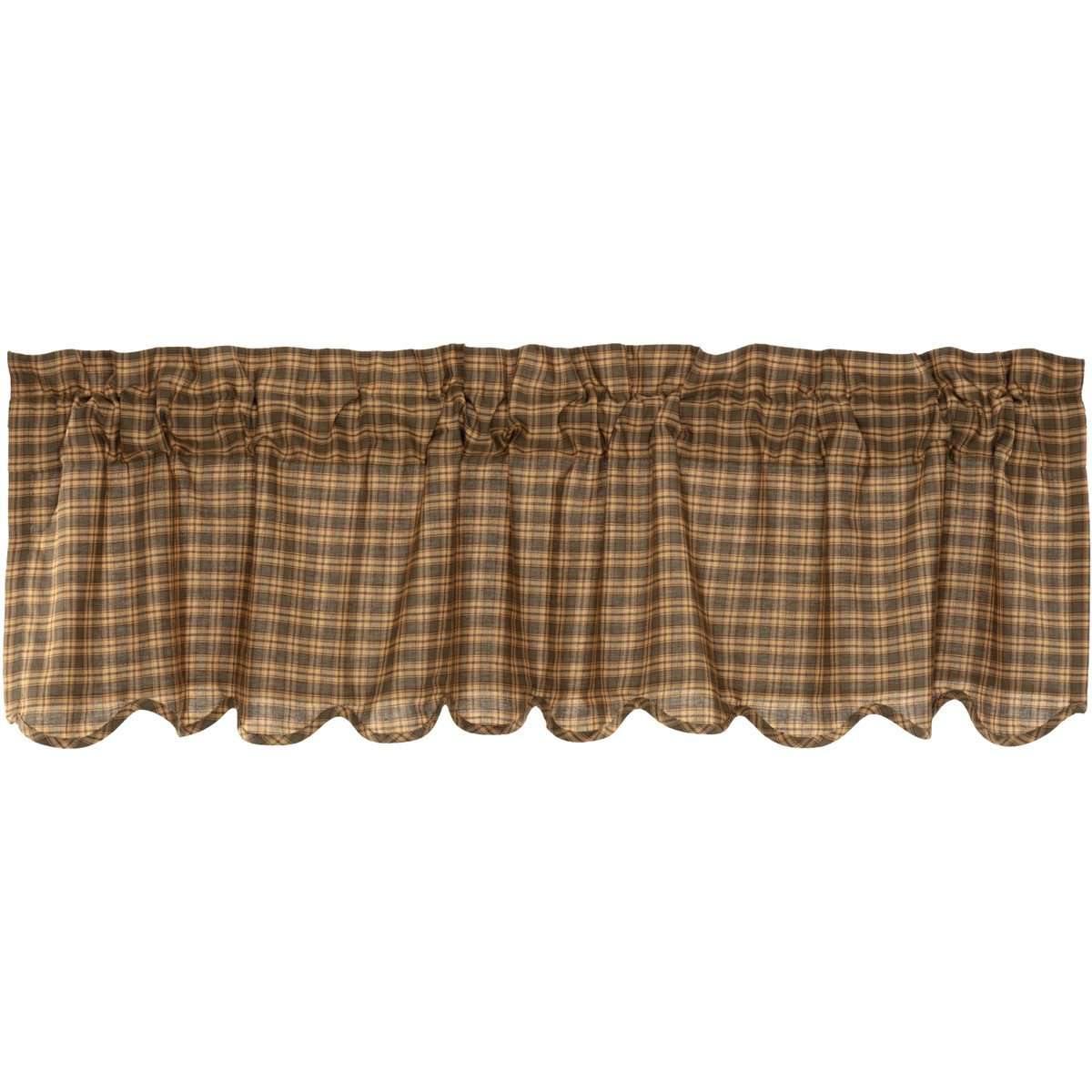 Cedar Ridge Valance Curtain Scalloped 16x60 VHC Brands - The Fox Decor