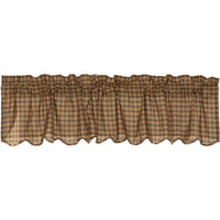 Thumbnail for Cedar Ridge Valance Curtain Scalloped 16x72 VHC Brands - The Fox Decor