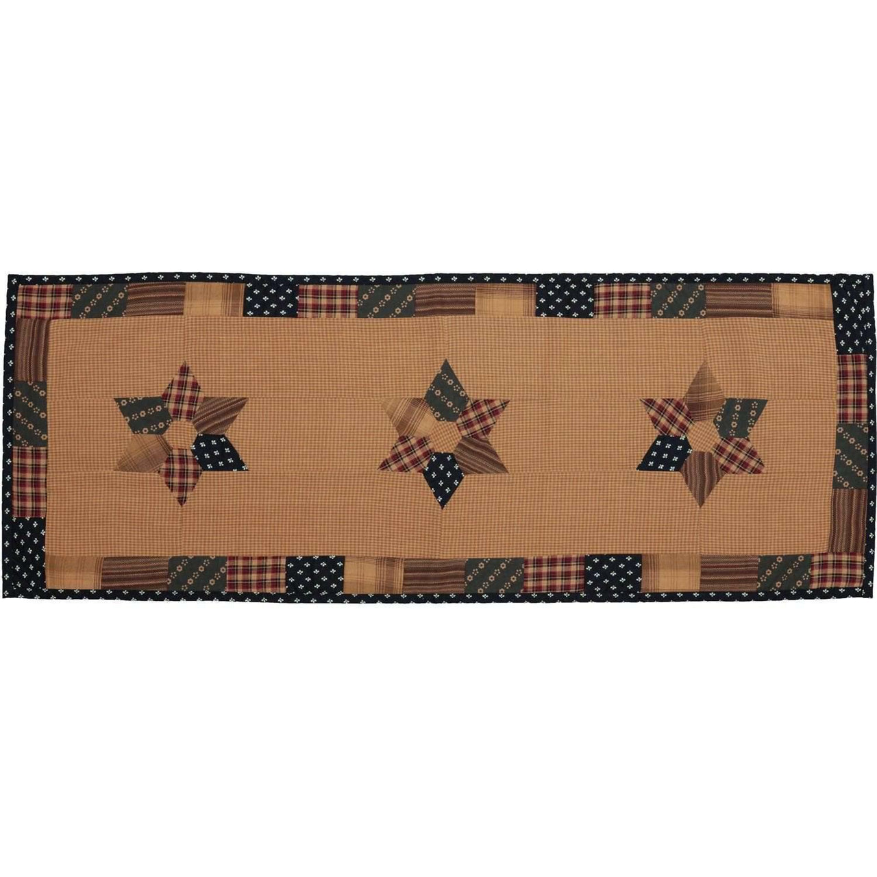 Patriotic Patch Runner 13x36 VHC Brands - The Fox Decor