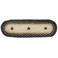 Thumbnail for Primitive Pewter Star Braided Stair Tread - The Fox Decor
