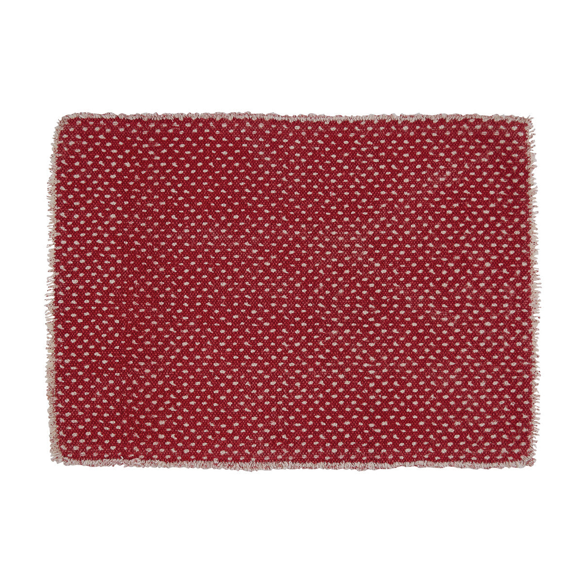 Mini Dots Print Placemats - Red Set Of 6 Park Designs
