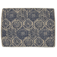 Mosaic Tile Printed Placemats - Blue Set Of 6 Park Designs - The Fox Decor