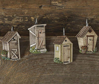 Thumbnail for Outhouse Shower Curtain Hooks - Set of 12 Park Designs - The Fox Decor