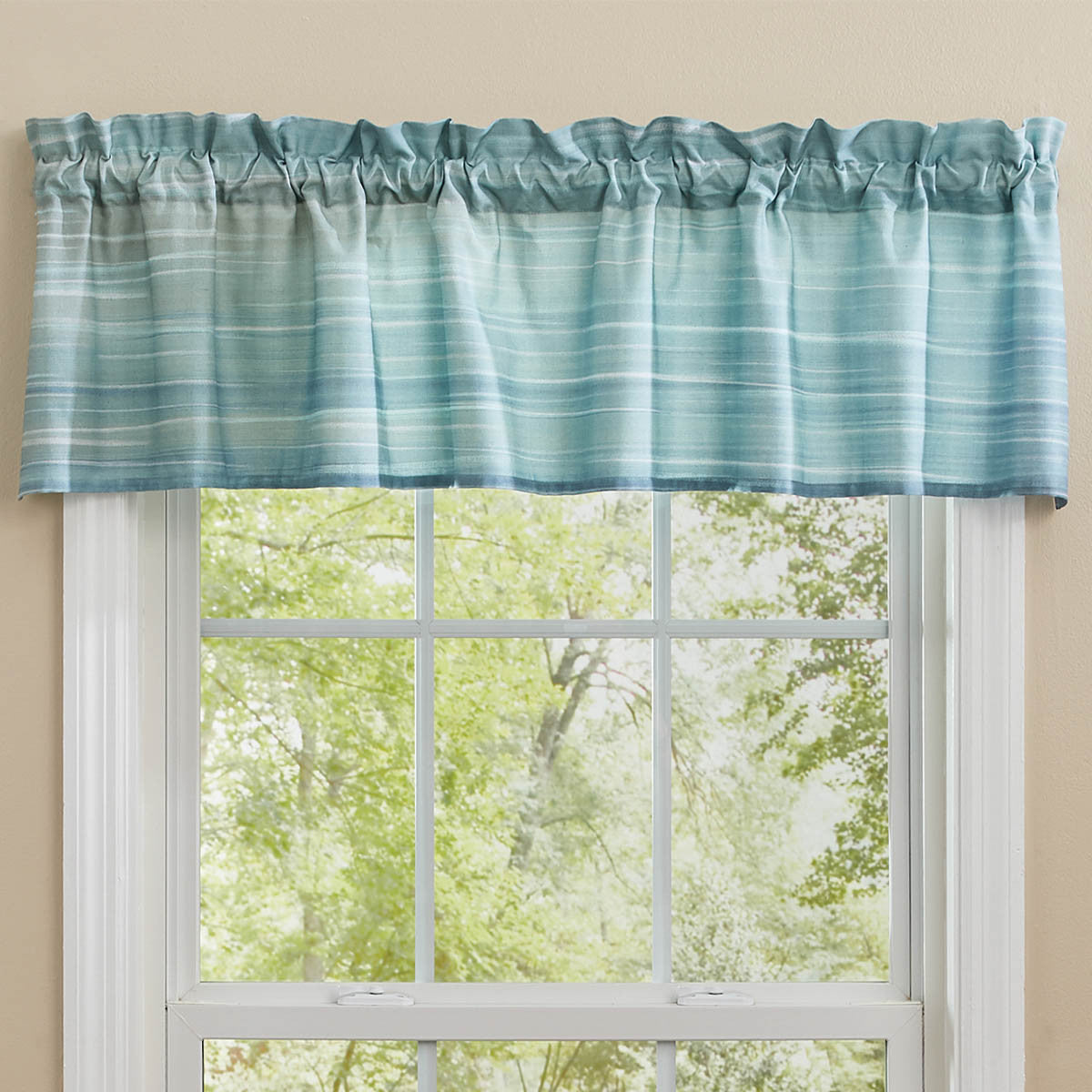 Horizons Valance - Blue 14"L Park designs - The Fox Decor