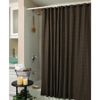 Thumbnail for Sturbridge Shower Curtain Black - 72