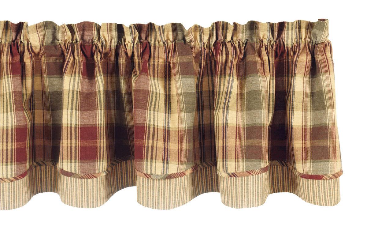 Saffron Valance - Lined Layered Park Designs - The Fox Decor
