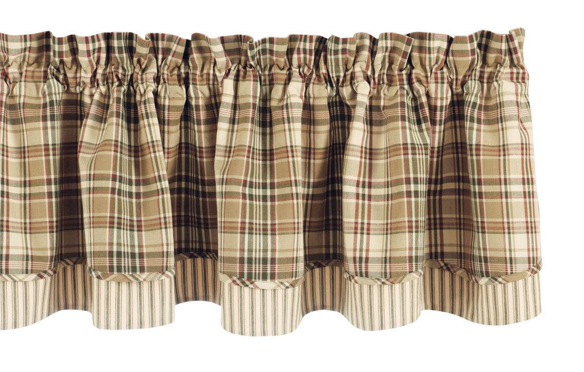 Thyme Valance - Lined Layered Park Designs - The Fox Decor