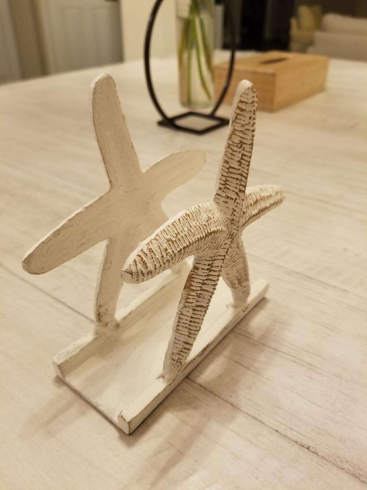 Tropical Nautical Starfish Lunch Napkin Holder 6.25" Park Designs - The Fox Decor