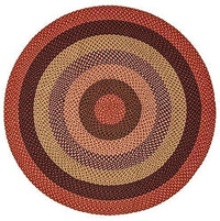 Thumbnail for Lancaster Round Braided Rug 5' Park Designs - The Fox Decor