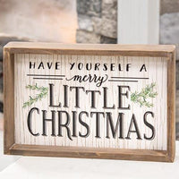 Thumbnail for Have Yourself A Merry Little Christmas Sign - The Fox Decor