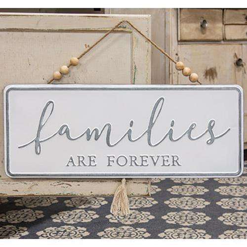 Families are Forever Metal Hanger - The Fox Decor