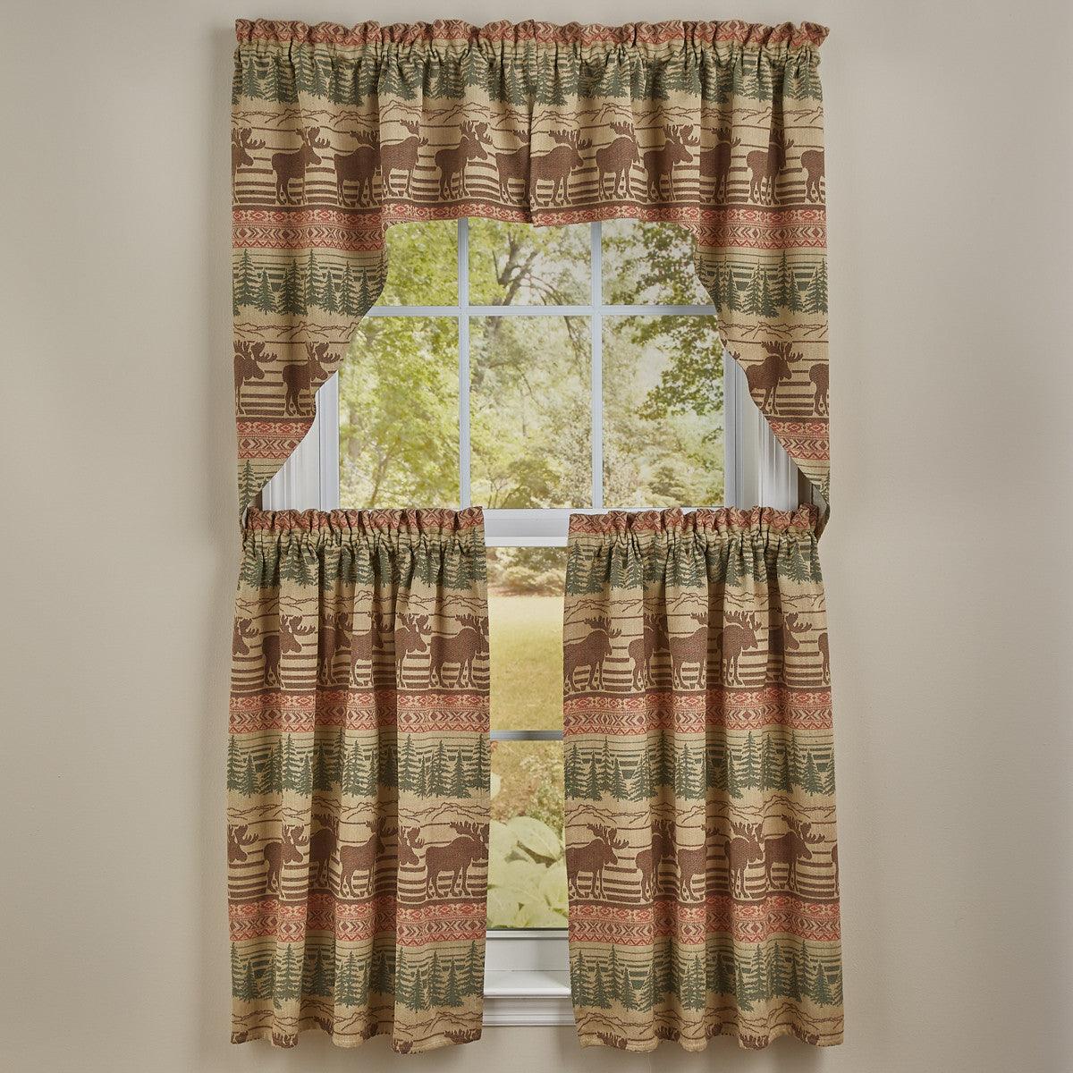 Moose Jacquard Swags - Park Designs - The Fox Decor