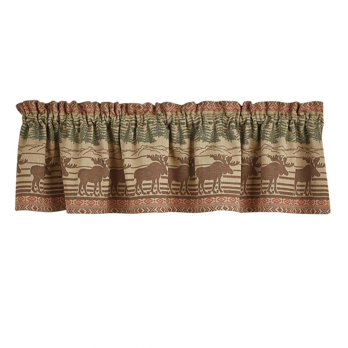 Moose Jacquard Valance Park Designs - The Fox Decor
