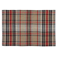 Thumbnail for Bear Country Plaid Placemats - Set Of 6 Park Designs