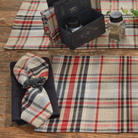 Thumbnail for Bear Country Plaid Placemats - Set Of 6 Park Designs