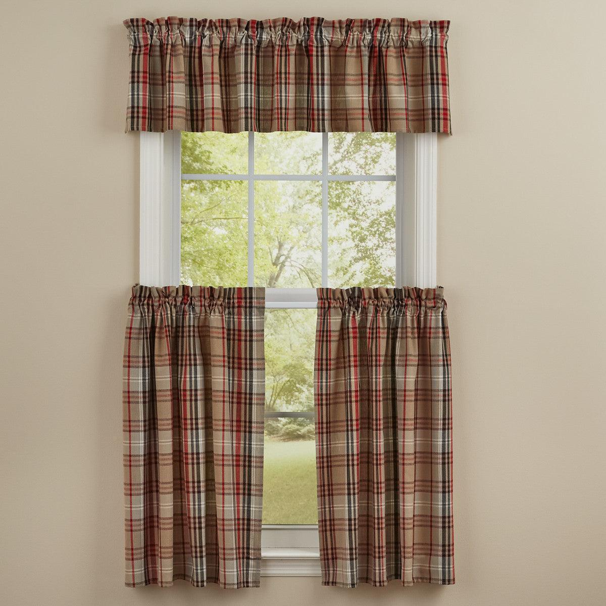 Bear Country Plaid Valance Park Designs