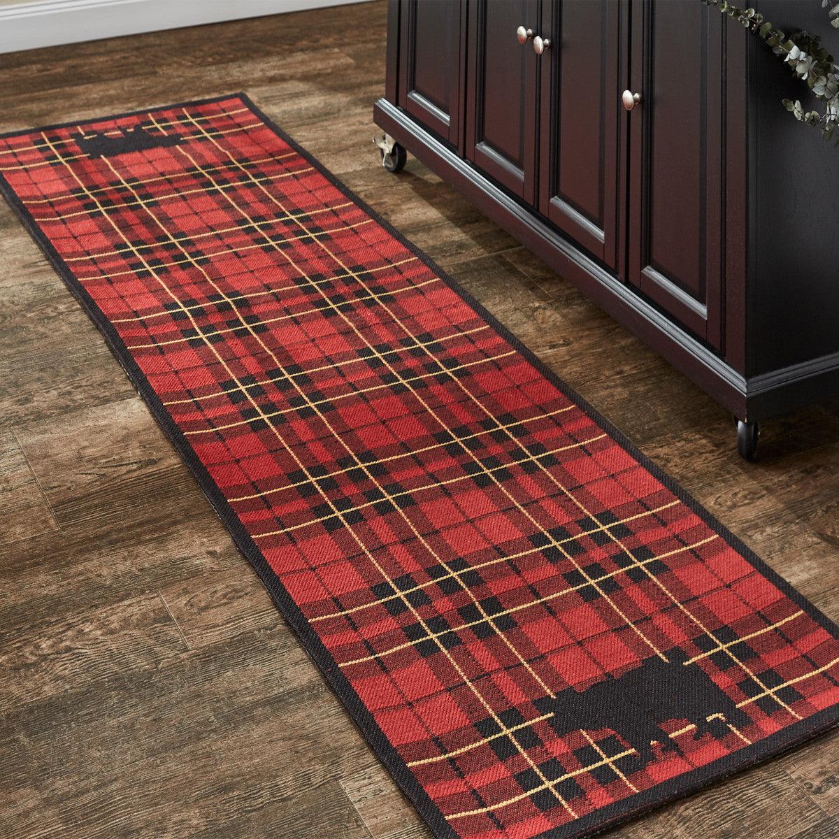 Sportsman Plaid Rug Runner - Indoor/Outdoor 2x6 Park Designs - The Fox Decor