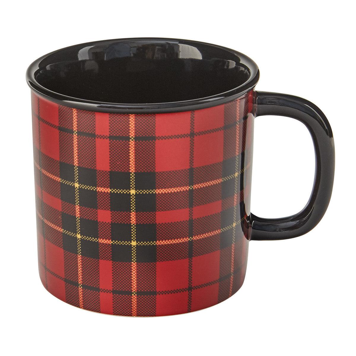 Sportsman Plaid Mugs - Set of 4 Park Designs - The Fox Decor