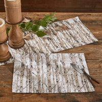 Thumbnail for Birch Forest Placemats - Set Of 6 Park Designs - The Fox Decor