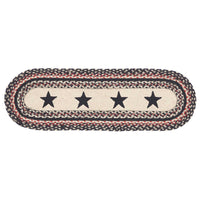 Thumbnail for Colonial Star Jute Stair Tread Oval Latex 8.5x27 VHC Brands - The Fox Decor