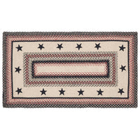 Thumbnail for Colonial Star Jute Braided Rug Rect with Rug Pad 27