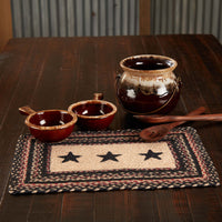 Colonial Star Jute Braided Rect Placemat 12