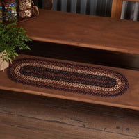 Thumbnail for Beckham Jute Stair Tread Oval Latex 8.5x27 VHC Brands - The Fox Decor