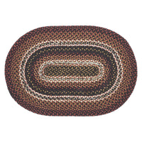 Thumbnail for Beckham Jute Braided Rug Oval with Rug Pad 20